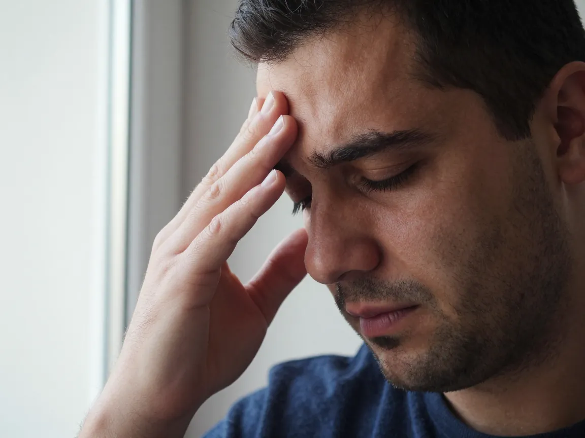 Babalarda depresyon belirtileri: sinirlilik, içe kapanma, duygusal çöküntü.