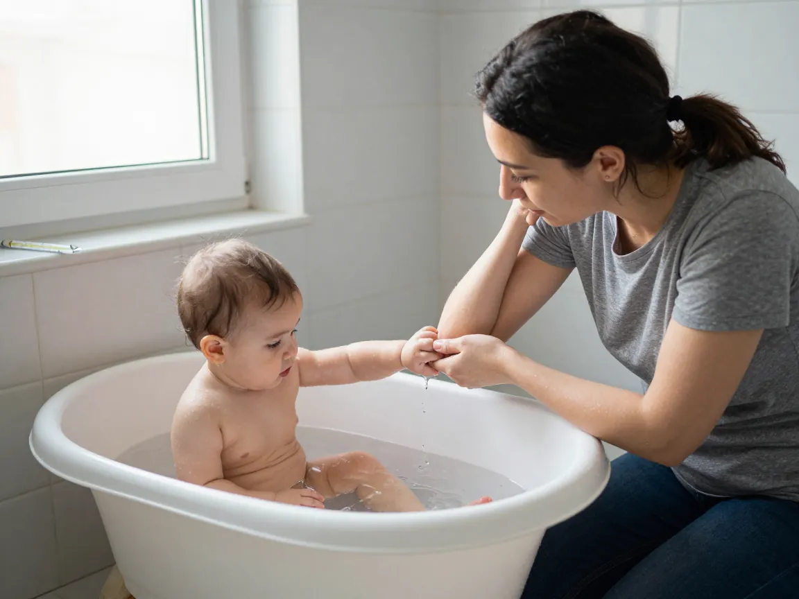 Su sıcaklığı doğru mu? Tam banyo için hazırlanma.