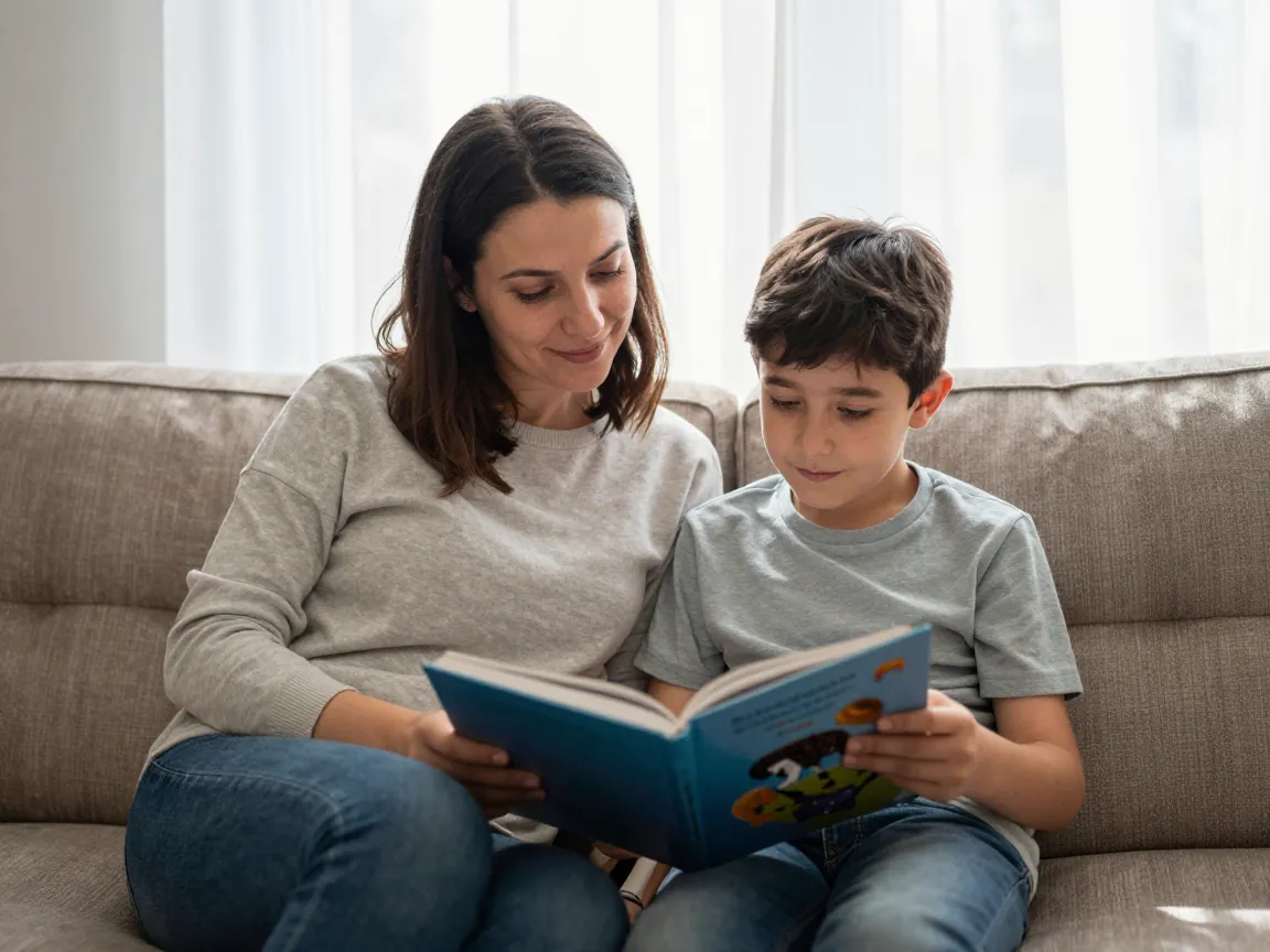 İyileşme süreci: Anne ve oğlu evde güven ve rutinle birlikte.