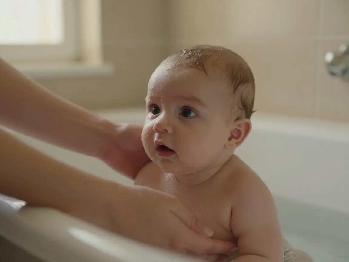 Banyo sırasında bebeğin hiç bir an yalnız bırakılmaması su güvenliğinin ilk kuralı.