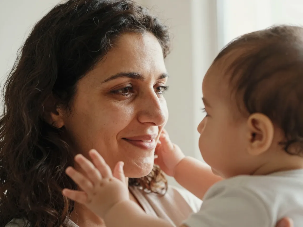 Sonuç aldıktan sonra: rahat bir anne, mutlu bebek, sağlıklı geleceğe adım.