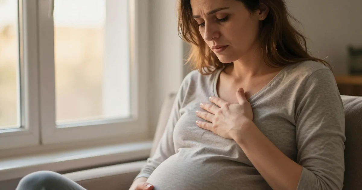 Hamilelikte Göğüs Ağrısı: Alarm Belirtileri 2026 Rehberi