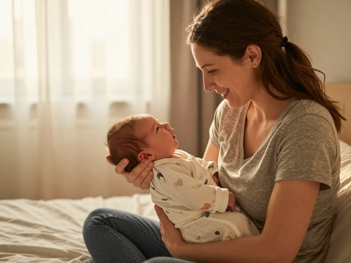 Doğum sonrası: Tedavi ve dikkatli takipten sonra sağlıklı, mutlu yeni başlangıçlar.