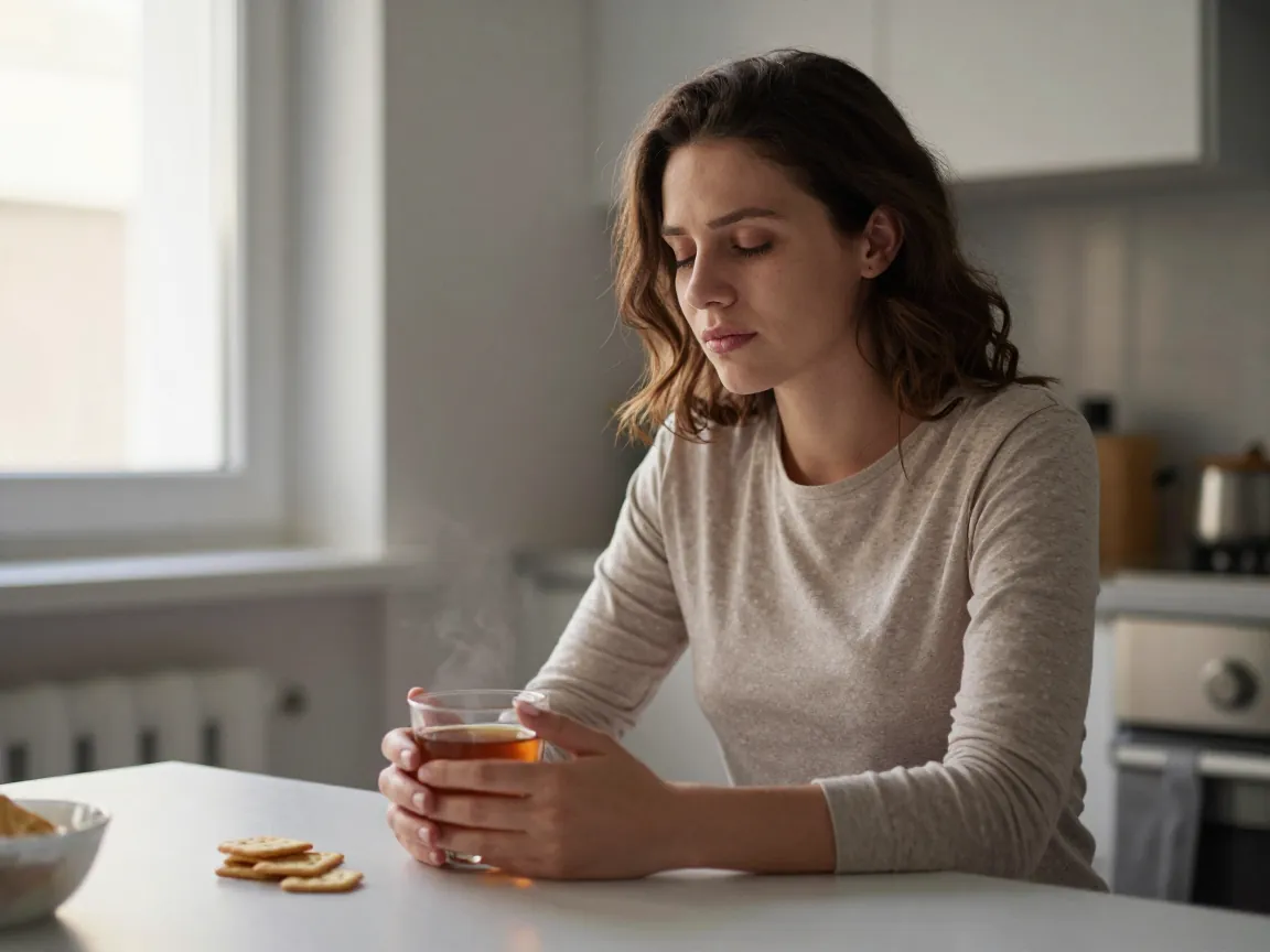 Sabah bulantısı: Zencefir çayı ve sabrın ilk adımı.